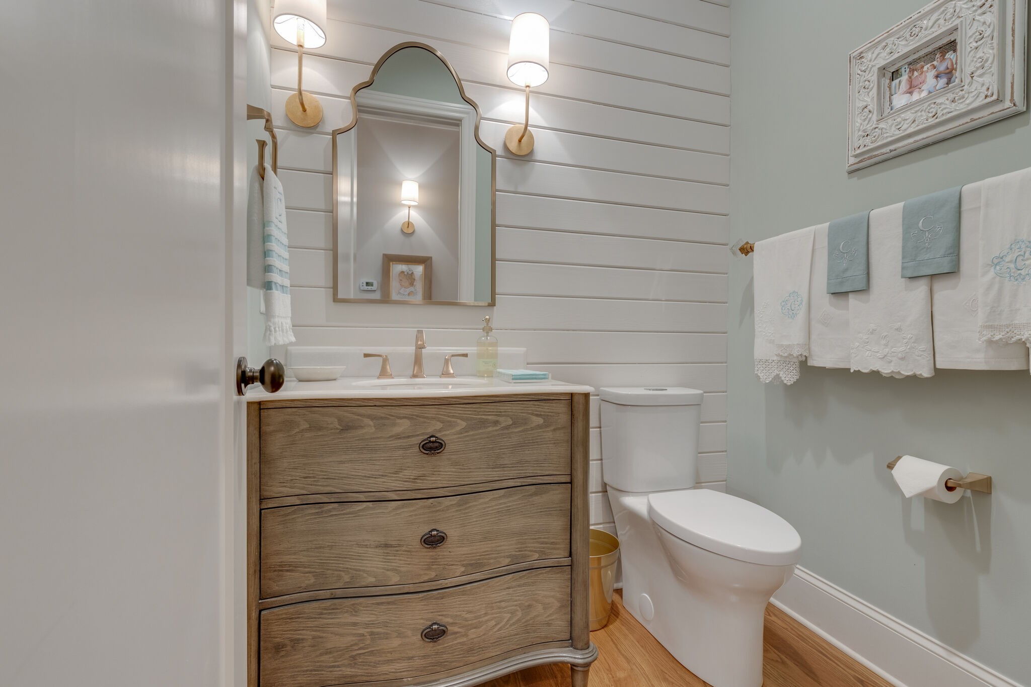 4841 Ollie Chunn Road Spring Hill, TN 37174 - Photo 23 of 69 a bathroom with a sink a toilet and a mirror
