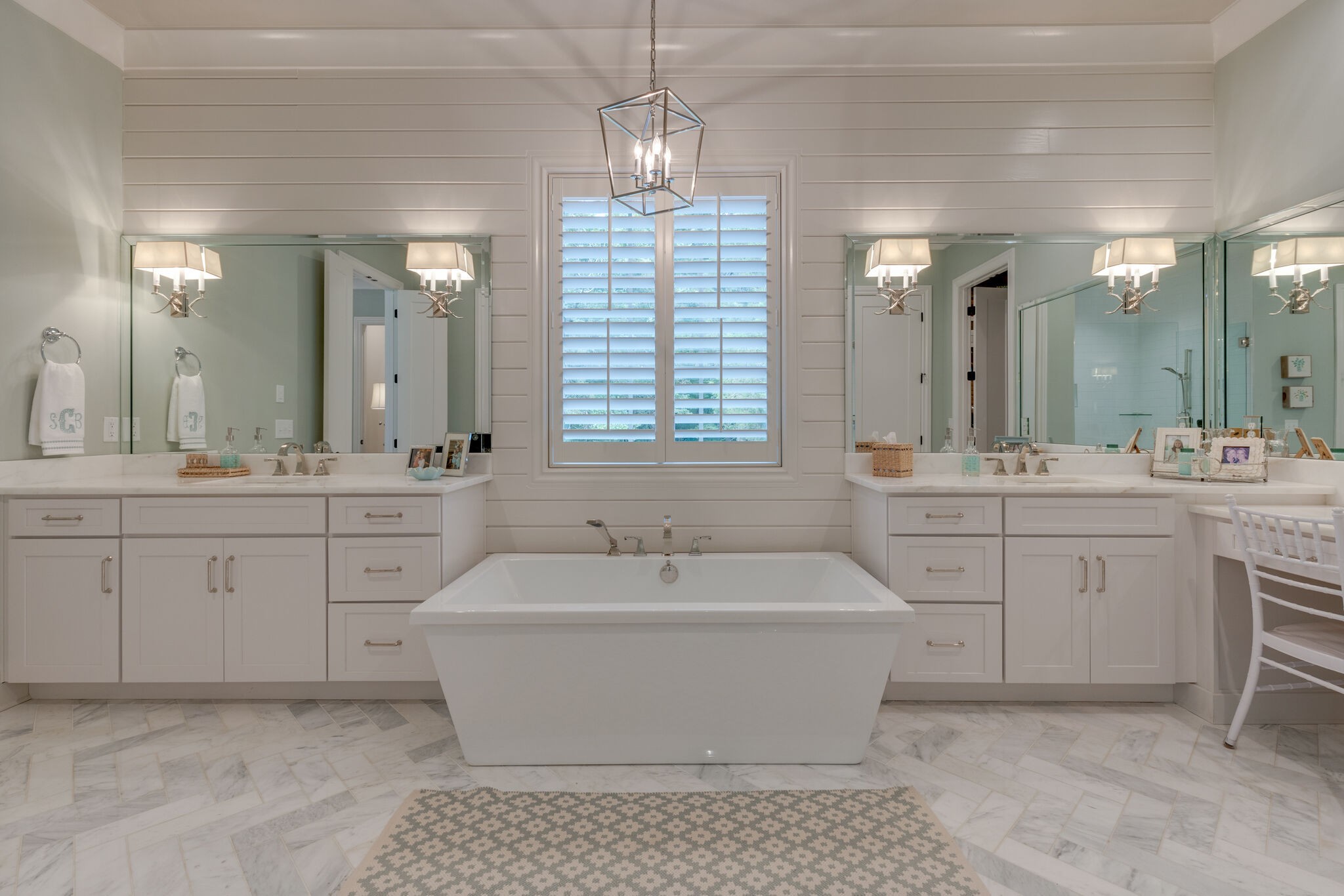 4841 Ollie Chunn Road Spring Hill, TN 37174 - Photo 30 of 69 a spacious bathroom with a double vanity sink mirror and bathtub