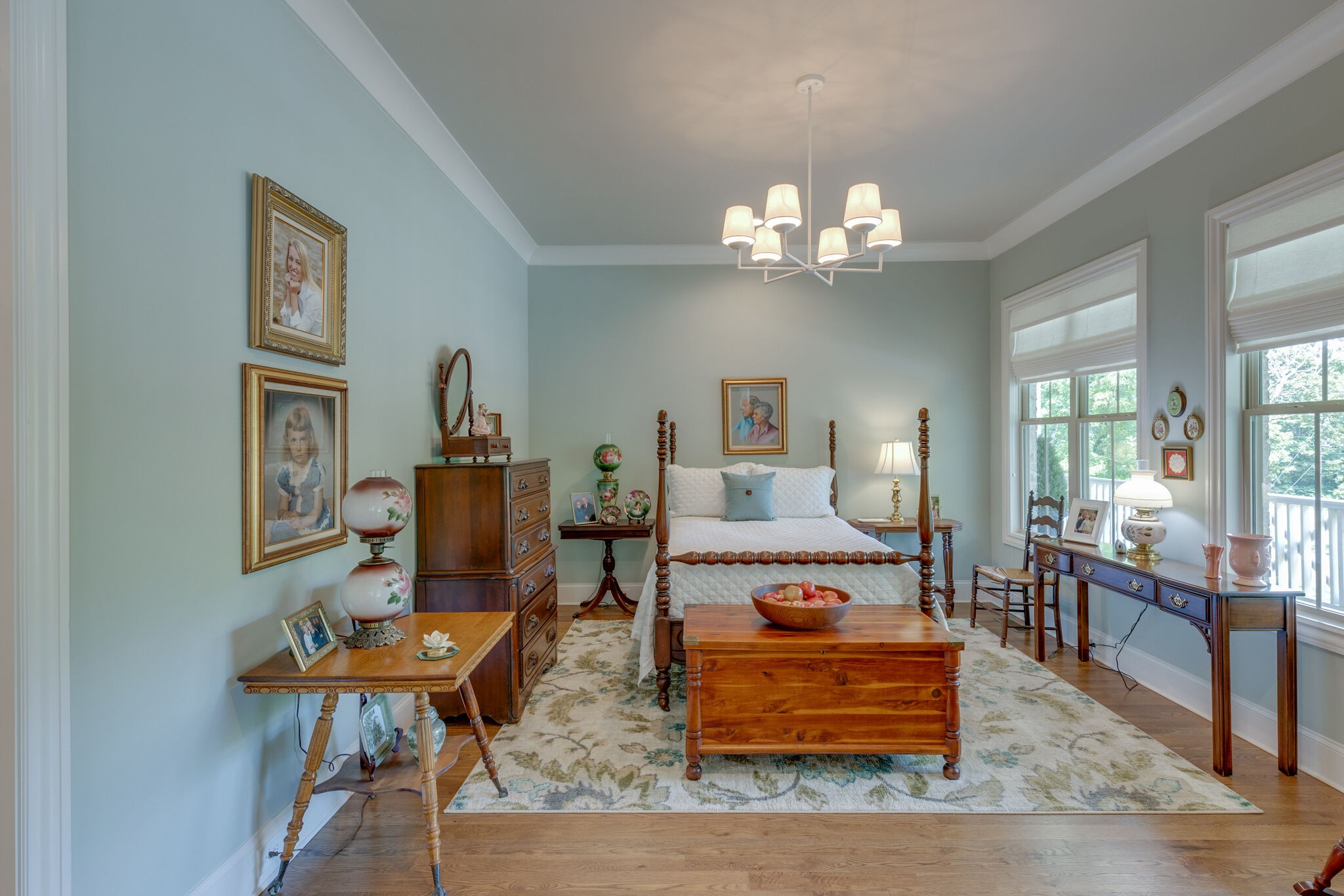 4841 Ollie Chunn Road Spring Hill, TN 37174 - Photo 36 of 69 a living room with furniture wooden floor and a chandelier