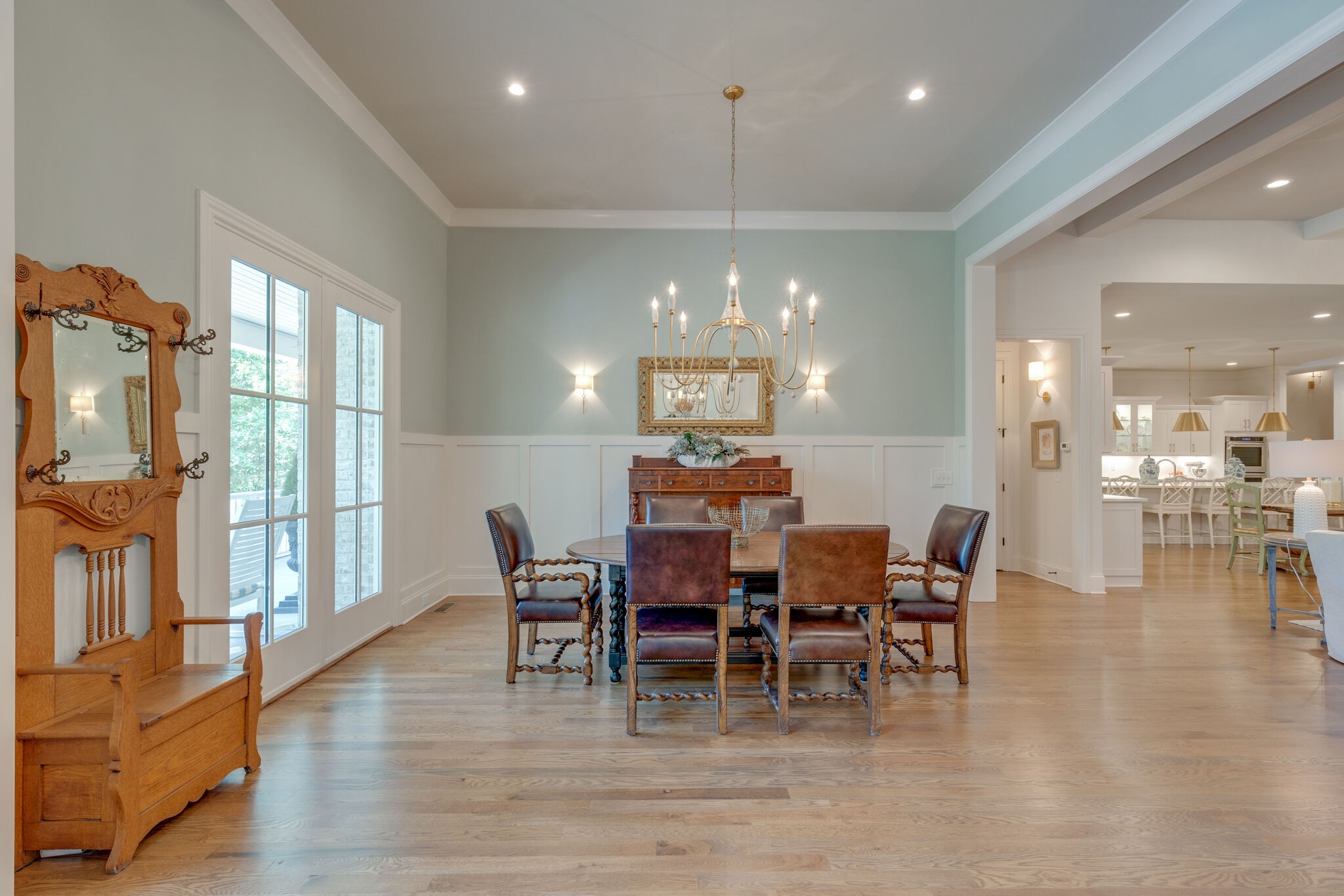 4841 Ollie Chunn Road Spring Hill, TN 37174 - Photo 7 of 69 a view of a dining room with furniture window and wooden floor