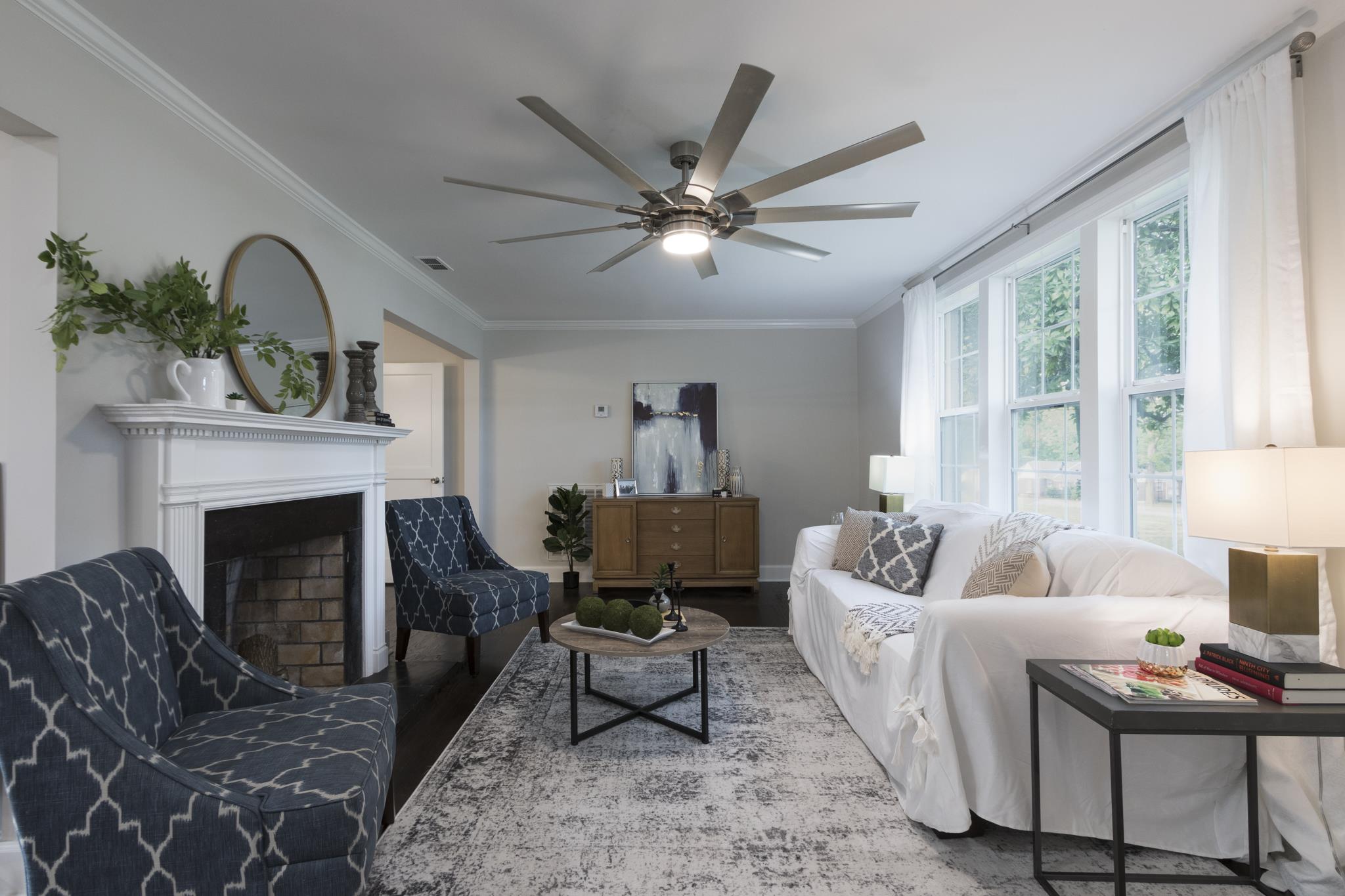 328 East Marthona Road Madison, TN 37115 - Photo 8 of 29 Open Concept in this newly renovated home! New Flooring, Paint, Ceiling Fan, Fixtures, and more!