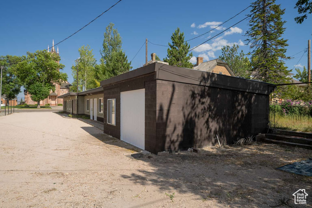 52 South Main Street Paris, ID 83261 - Photo 26 of 27 View of side of home with concrete block siding
