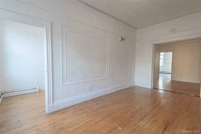 wooden floor in an empty room