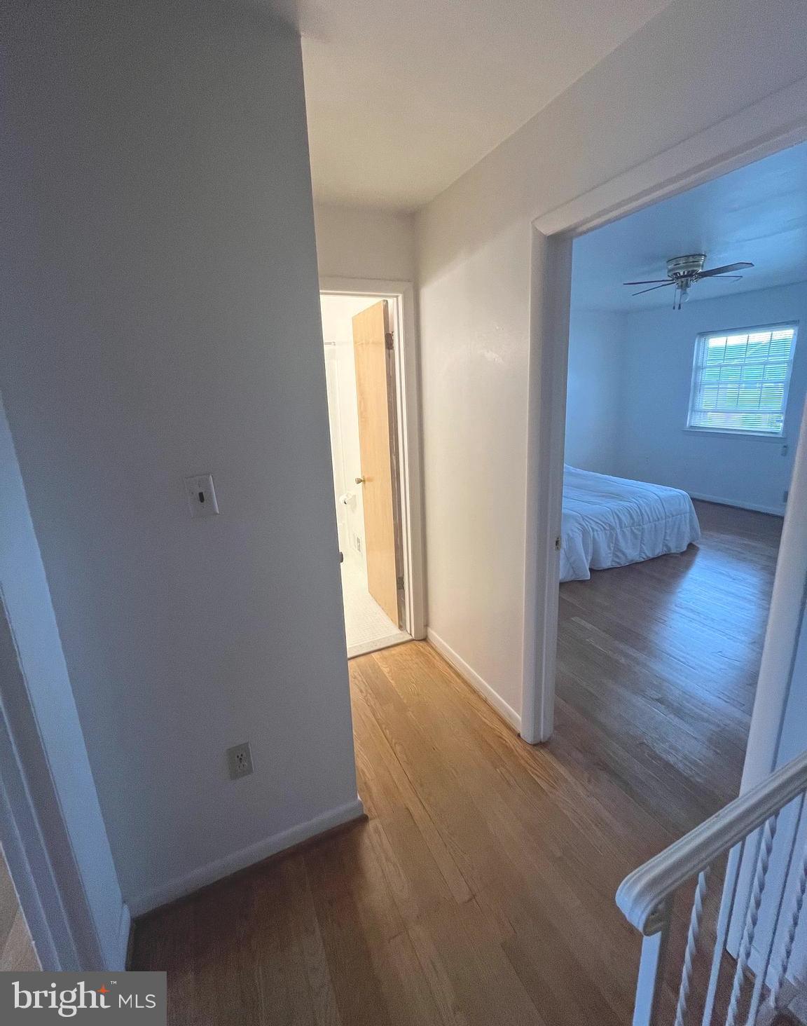 2943 Sunset Lane Suitland, MD 20746 - Photo 11 of 24 a view of a hallway with wooden floor and closet