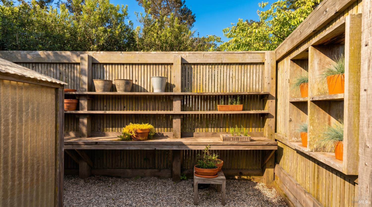 35925 Seaward Reach The Sea Ranch, CA 95497 - Photo 27 of 38 Gardeners paradise, with potting area and Greenhouse