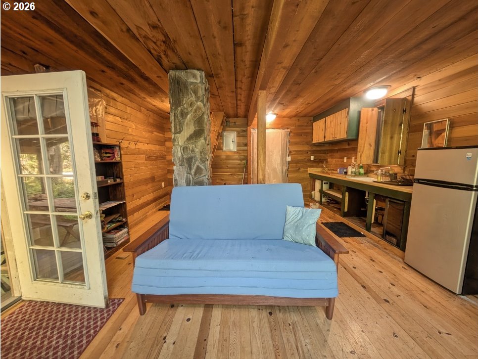 30460 Road 12 Rhododendron, OR 97049 - Photo 6 of 29 a view of a balcony with wooden floor and outdoor space