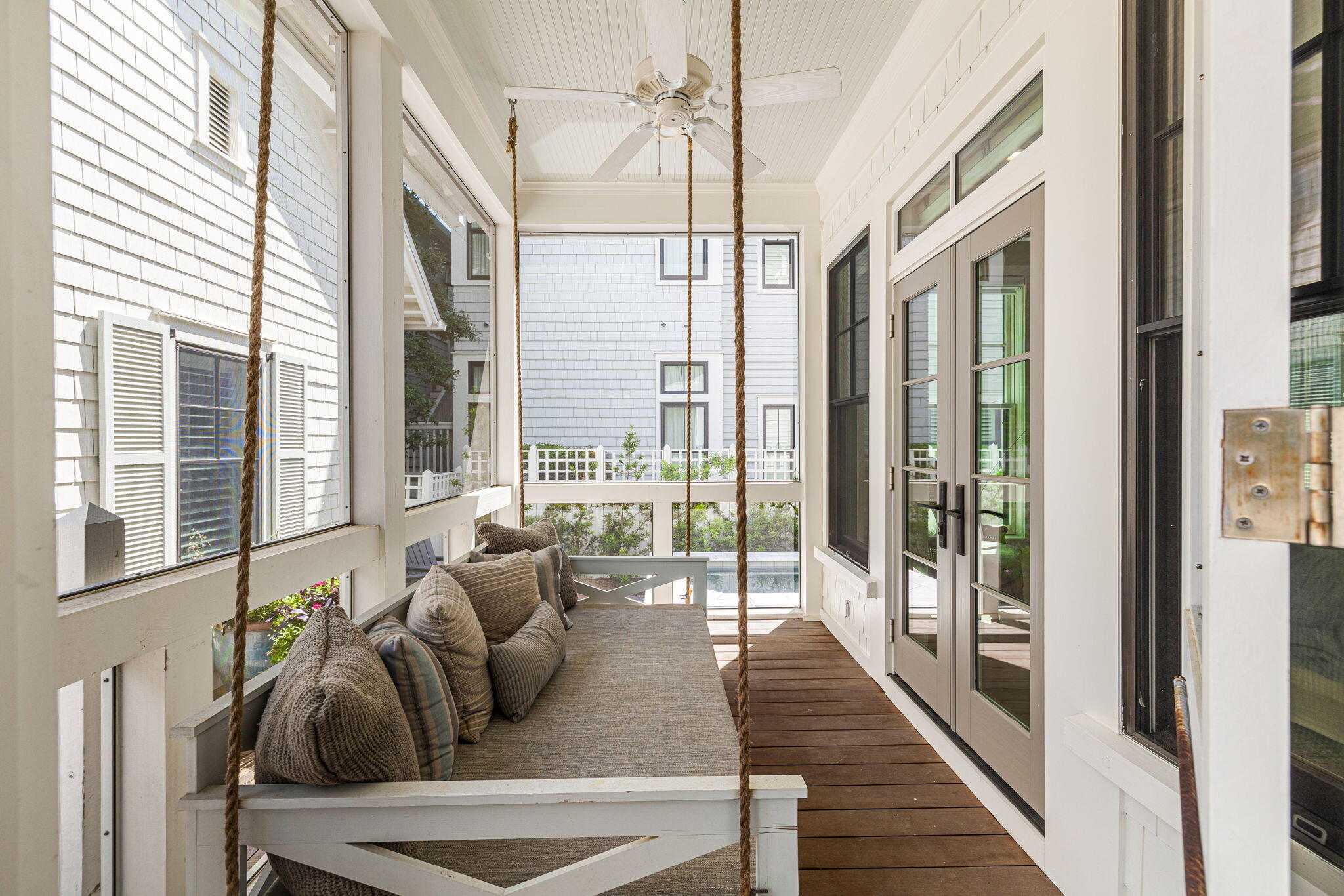 30 South Watch Tower Ln Inlet Beach Inlet Beach, FL 32461 - Photo 25 of 77 a living room with furniture and a floor to ceiling window