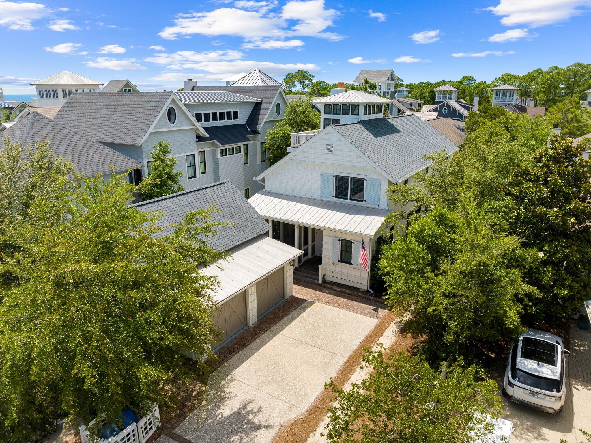 30 South Watch Tower Ln Inlet Beach Inlet Beach, FL 32461 - Photo 60 of 77 a aerial view of a house with a yard