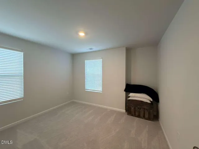 a view of a livingroom with a window