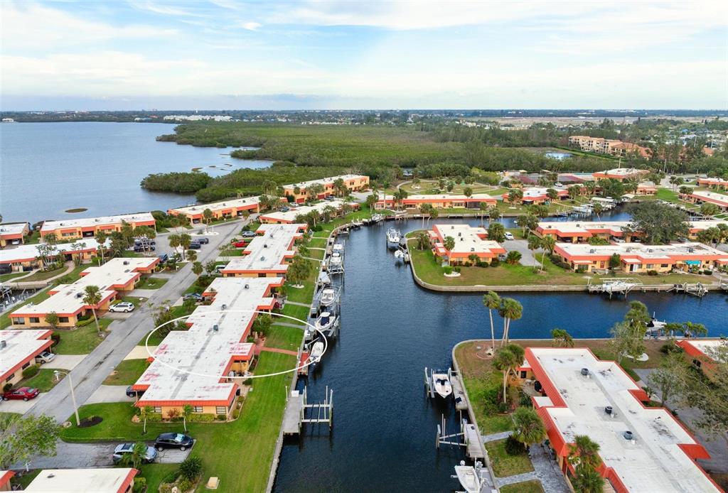 9527 Azure Cove Bradenton, FL 34210 - Photo 49 of 49 an aerial view of residential houses with outdoor space