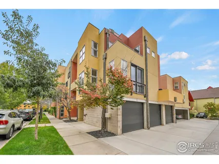 a view of a street with houses