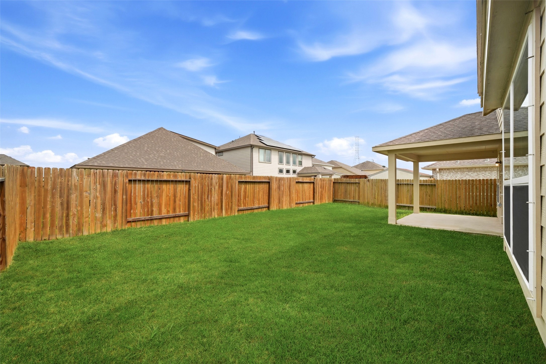 5309 Camerford Court Alvin, TX 77511 - Photo 28 of 29 a view of a porch with a yard