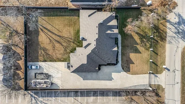 a view of a house with a swimming pool