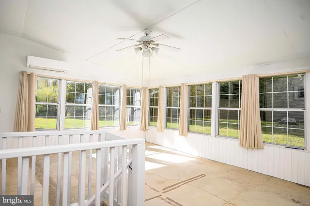 a view of a large window with a swimming pool