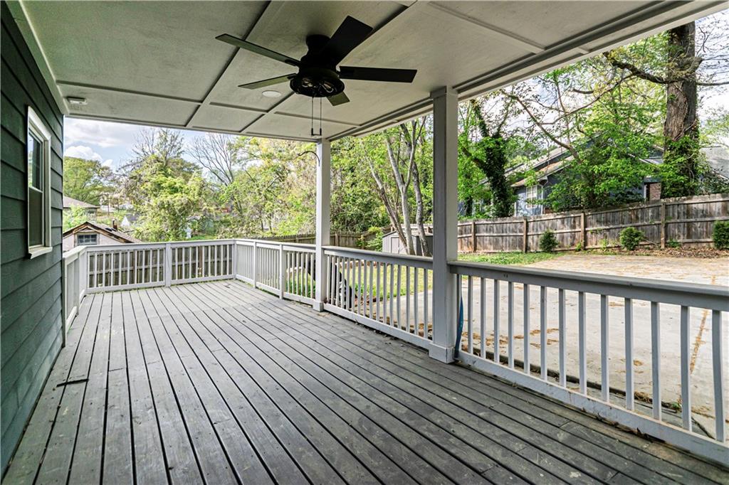 1892 Terry Mill Road Southeast Atlanta, GA 30316 - Photo 20 of 25 a view of a balcony with wooden floor