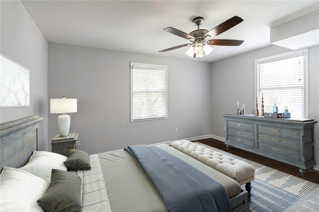 1892 Terry Mill Road Southeast Atlanta, GA 30316 - Photo 10 of 25 a bedroom with a bed and window