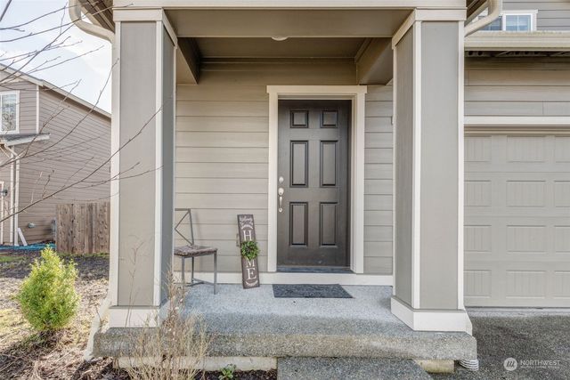 a view of entrance front of house