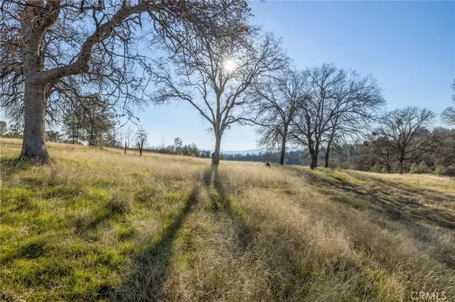 a view of yard covered with snow