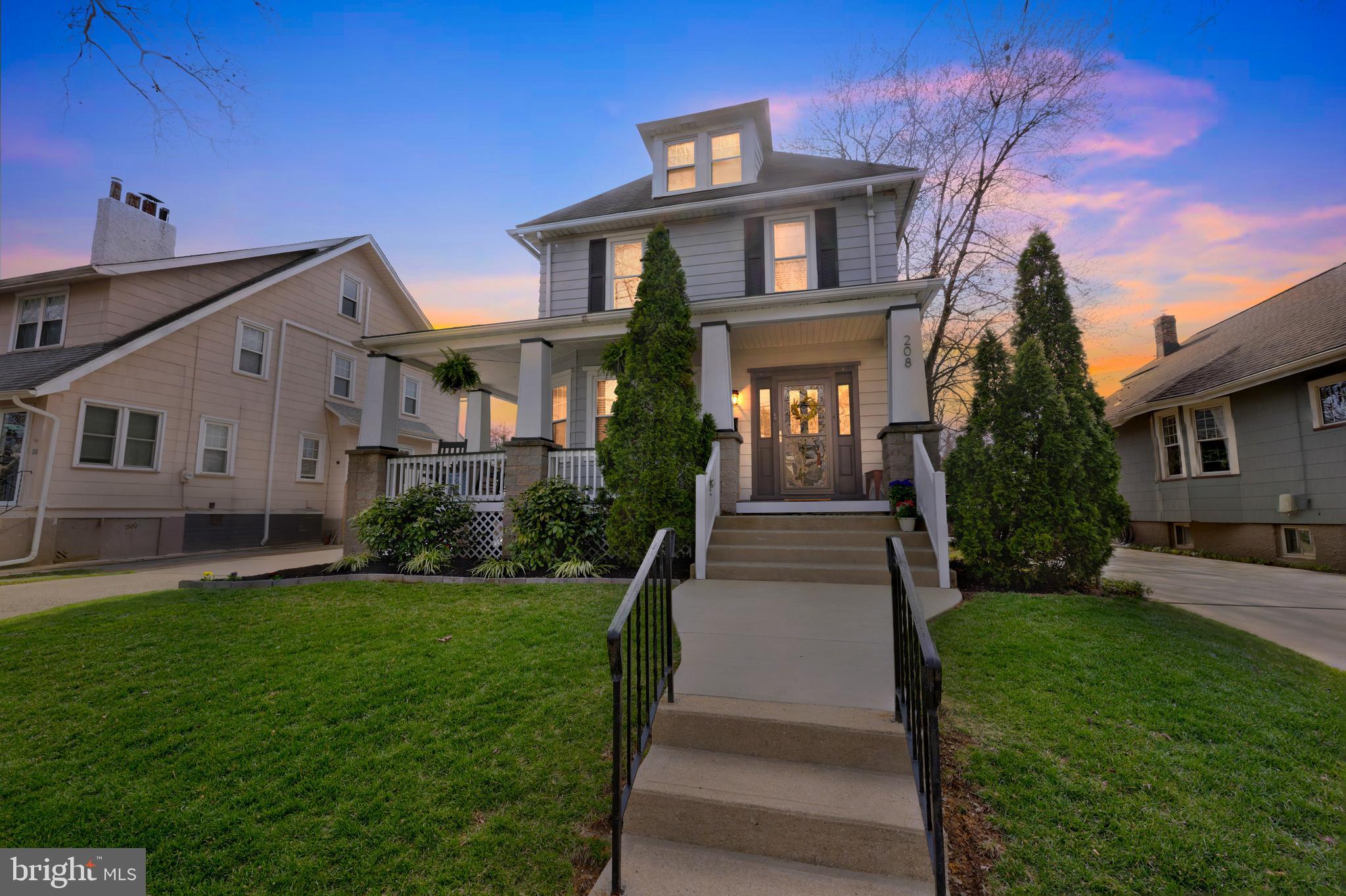 208 Richey Avenue Collingswood, NJ 08107 - Photo 1 of 35 a front view of a house with a yard