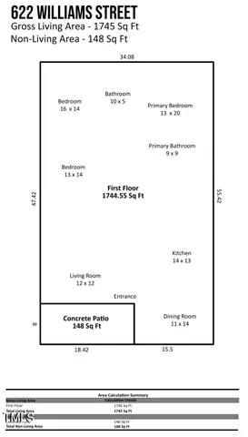 a house with green field