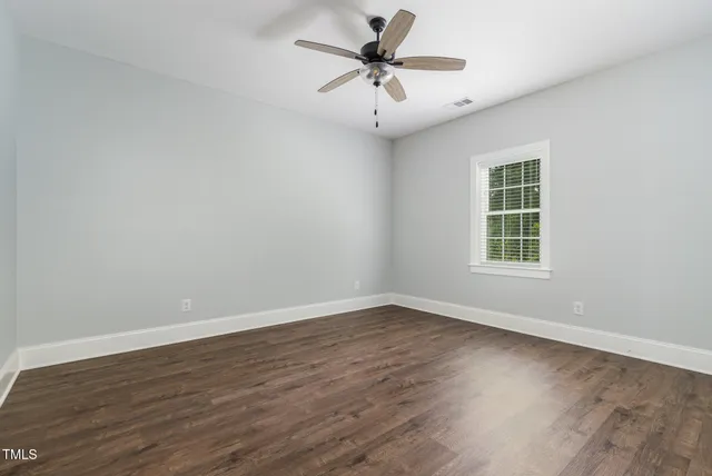 wooden floor in an empty room