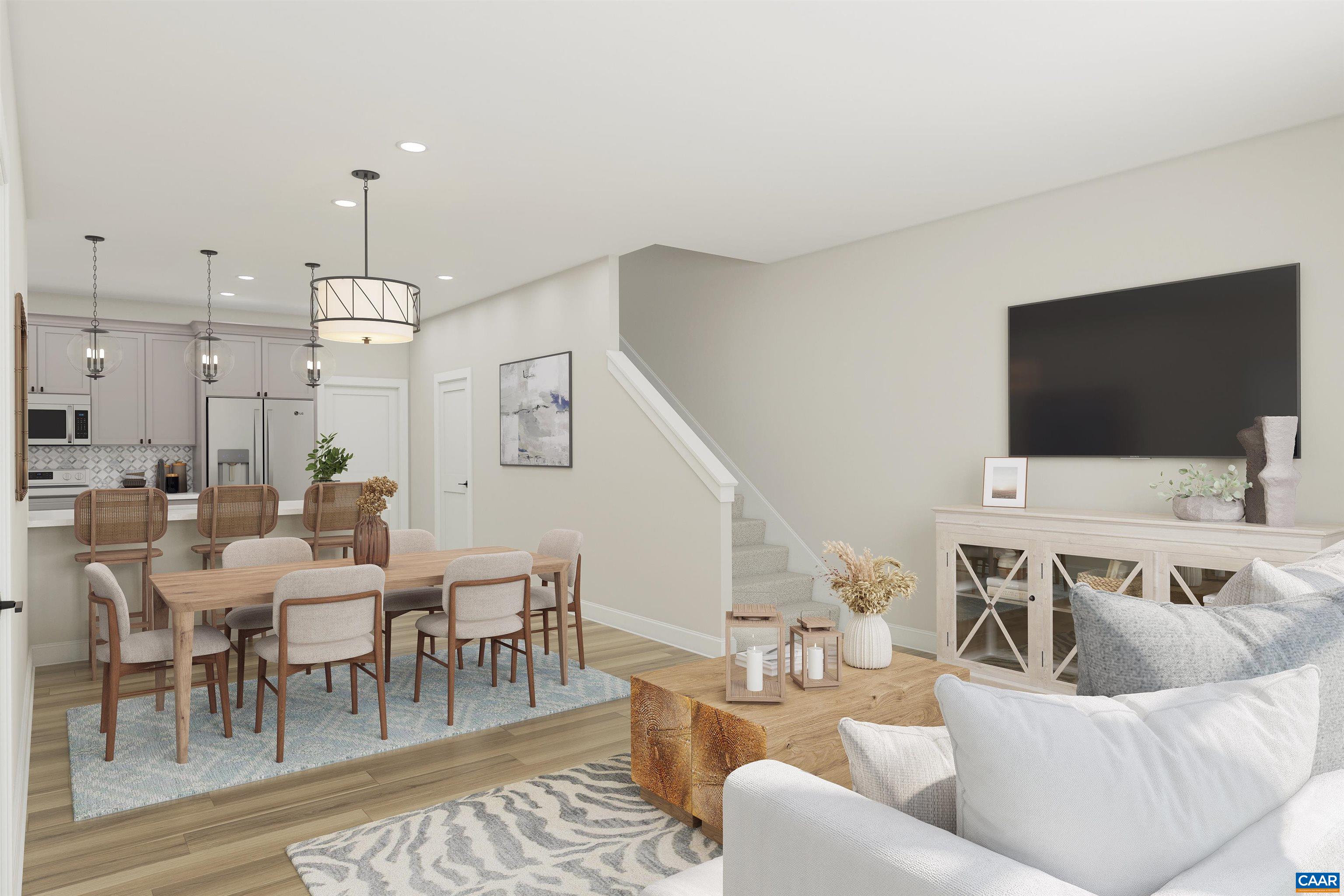 6 B Ryan Way Charlottesville, VA 22911 - Photo 3 of 10 a living room with furniture and a flat screen tv