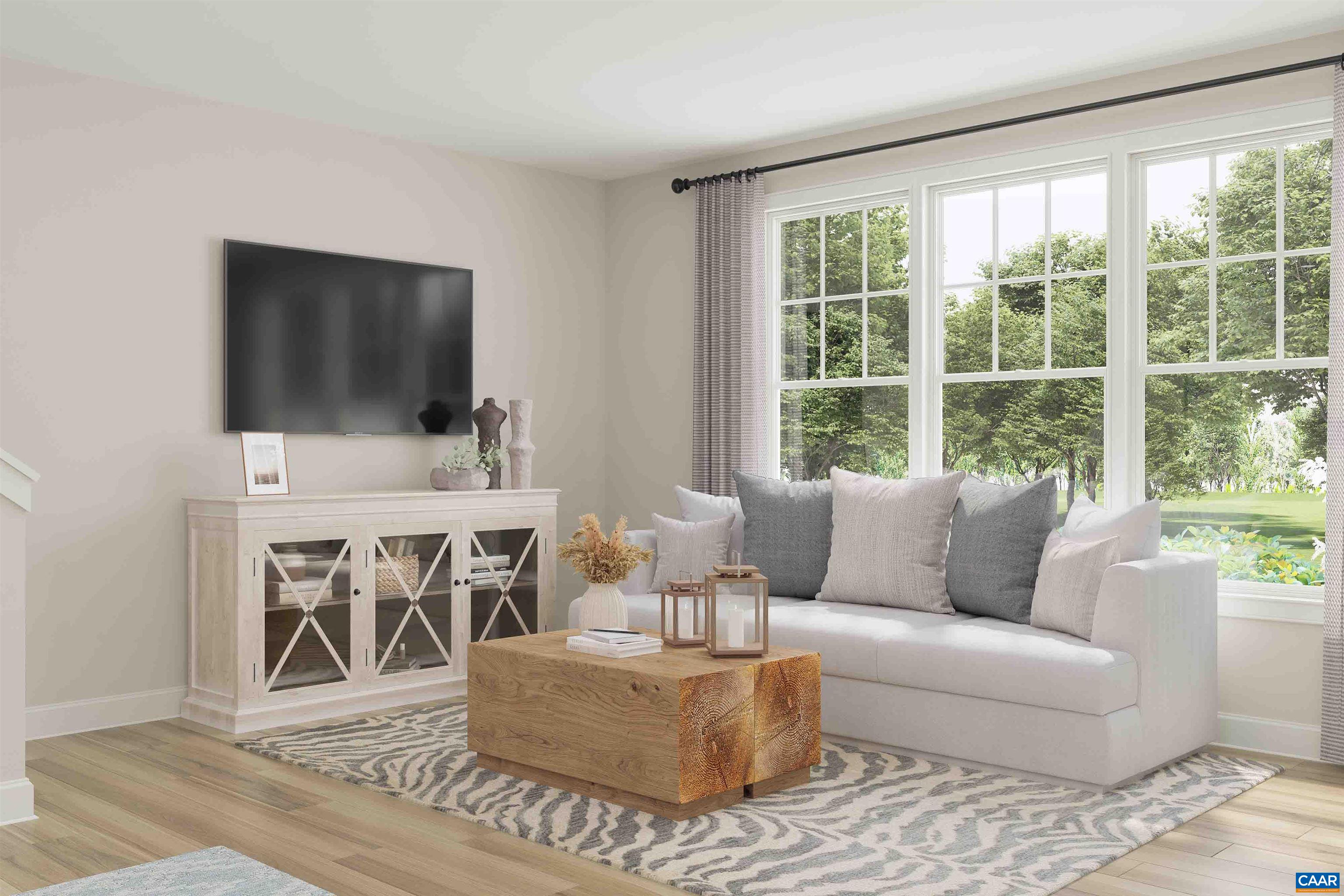 6 B Ryan Way Charlottesville, VA 22911 - Photo 4 of 10 a living room with furniture and a flat screen tv