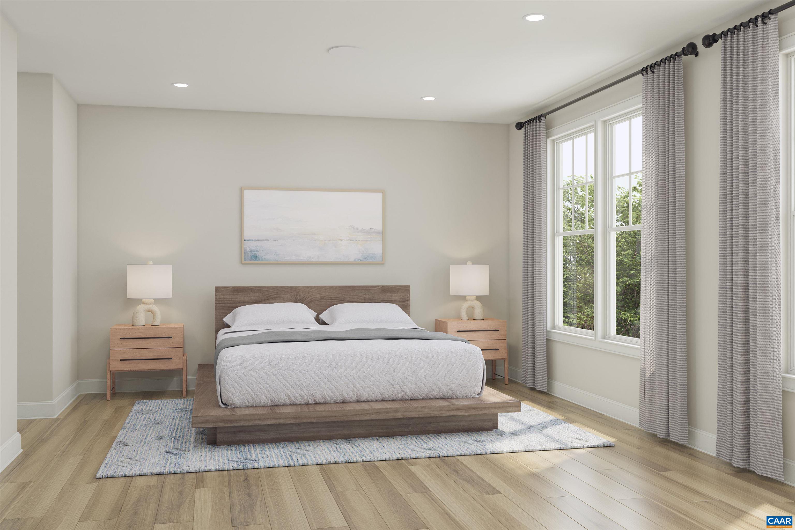 6 B Ryan Way Charlottesville, VA 22911 - Photo 6 of 10 a bedroom with a large bed and a window