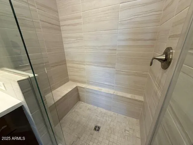 a view of a walk in closet