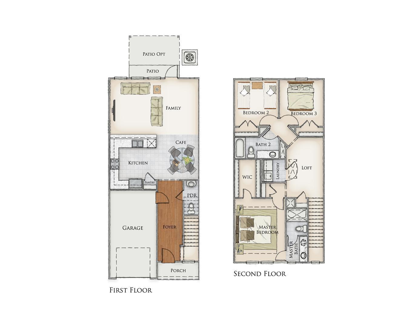7797 Montview Road North Charleston, SC 29418 - Photo 13 of 13 Church Creek II Floor Plan