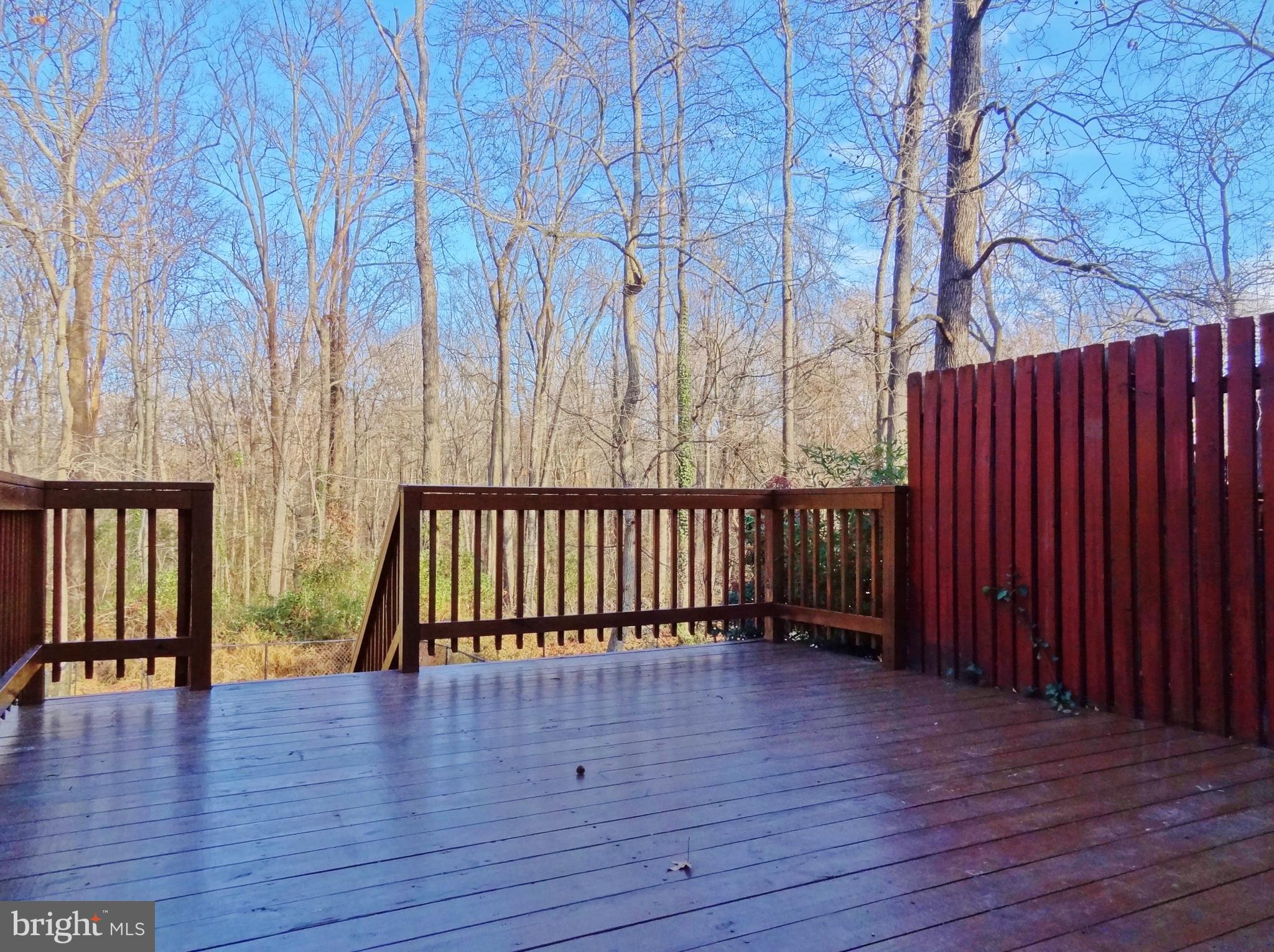 58 Ridge Road, Unit B Greenbelt, MD 20770 - Photo 7 of 15 Backyard Deck