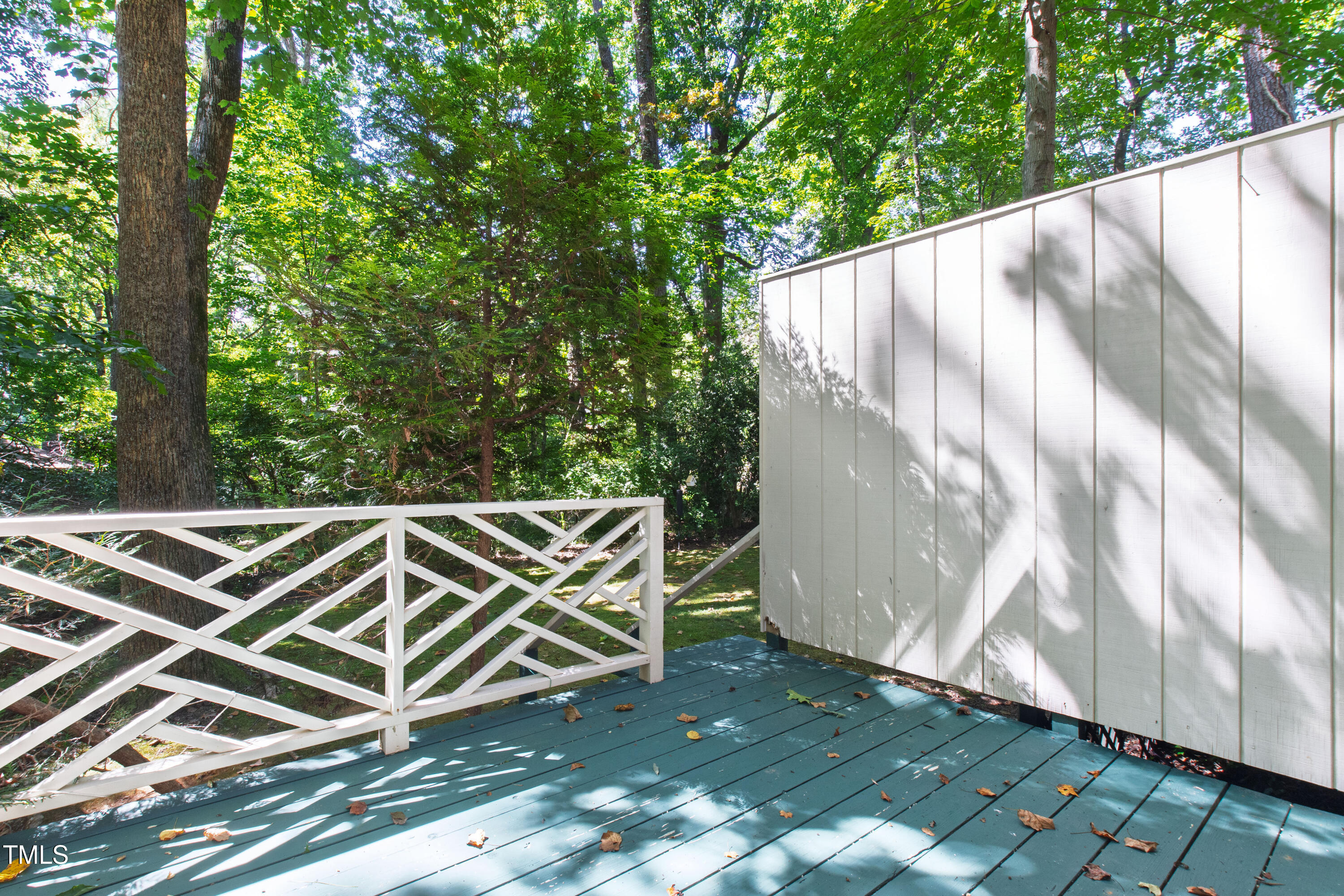 409 Smith Avenue, Unit 102 Chapel Hill, NC 27516 - Photo 28 of 35 a view of a backyard with wooden fence