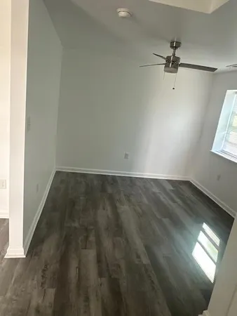 wooden floor in an empty room
