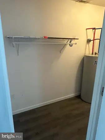 a view of a walk in closet