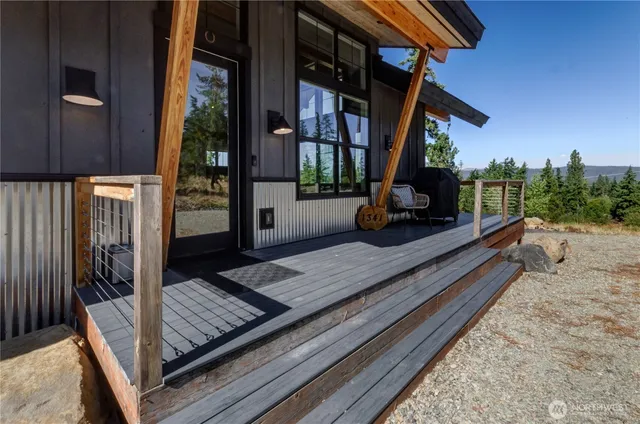 a view of a roof deck