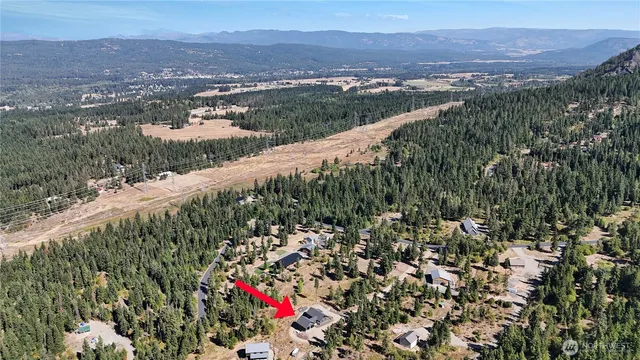 a view of city and mountain