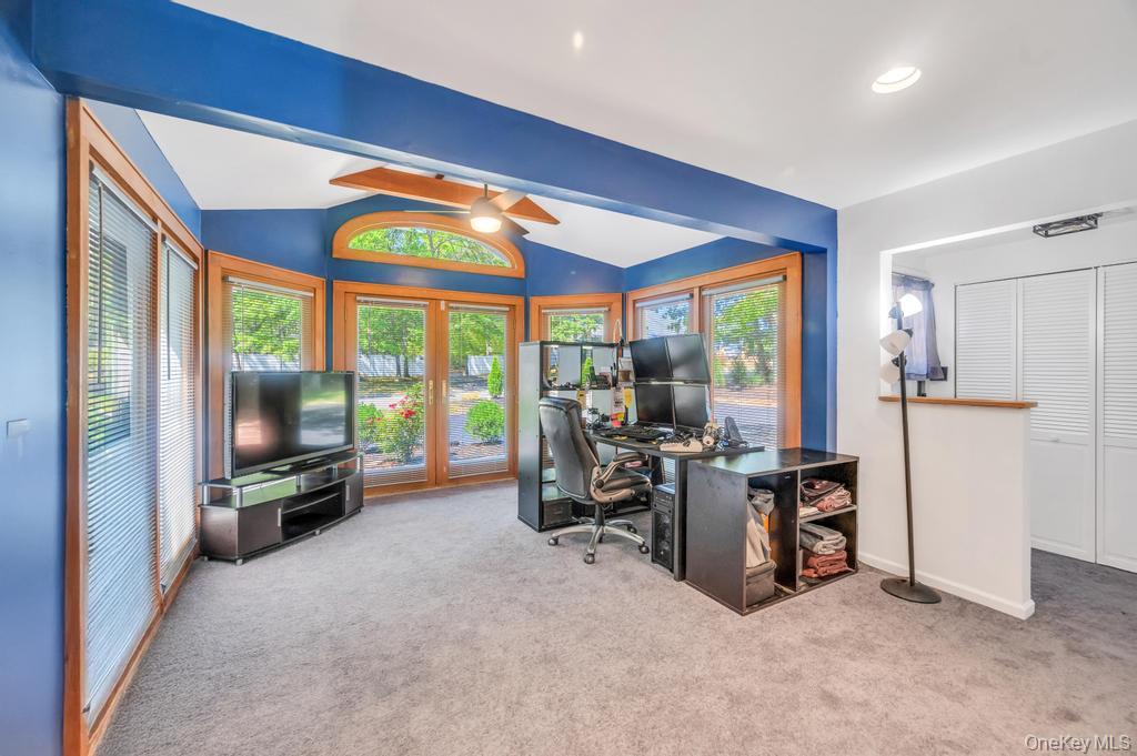 5 Panther Path Miller Place, NY 11764 - Photo 19 of 37 Carpeted office featuring ceiling fan and baseboards