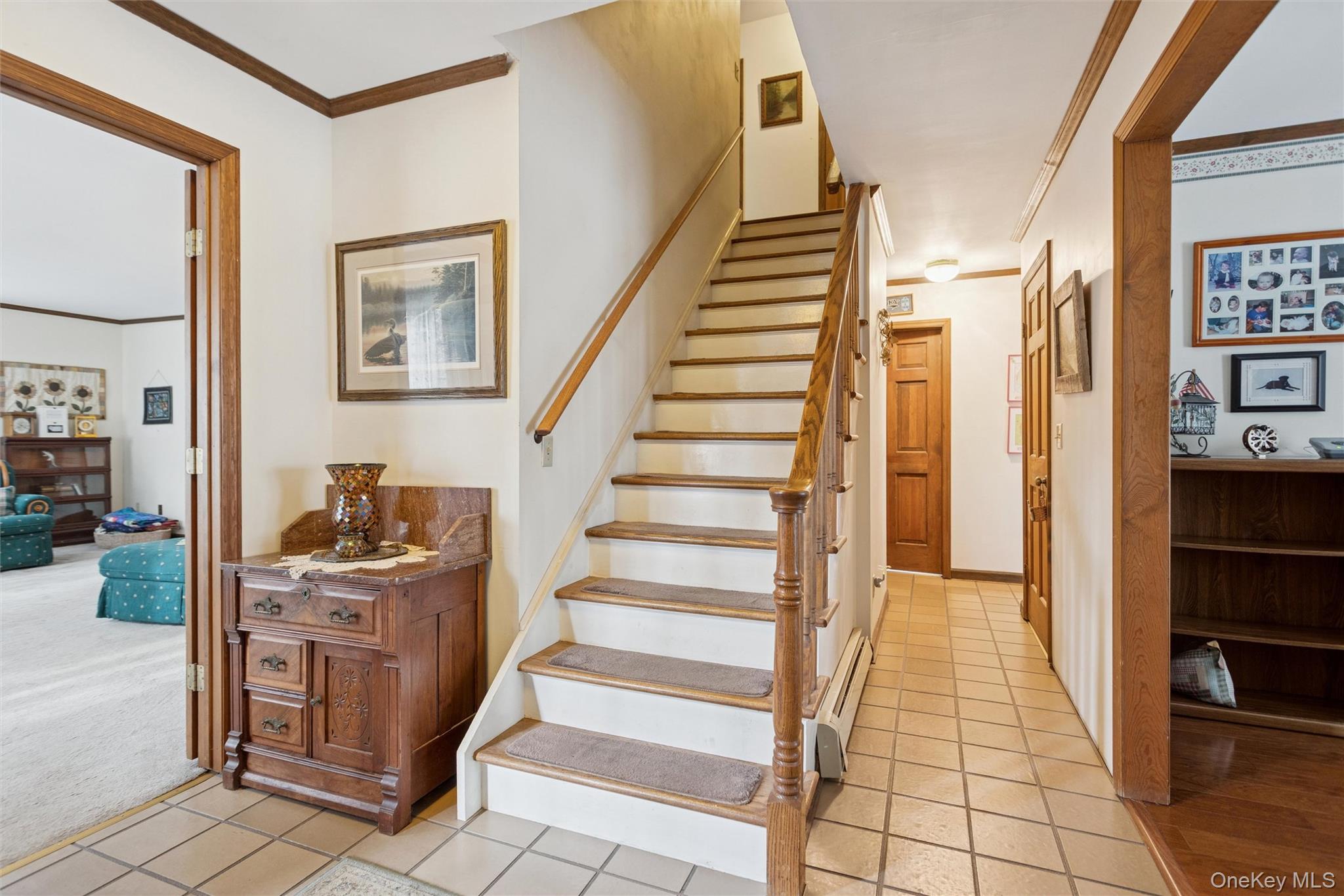 686 Traver Road Pleasant Valley, NY 12569 - Photo 4 of 37 a view of an entryway with workspace and stairs