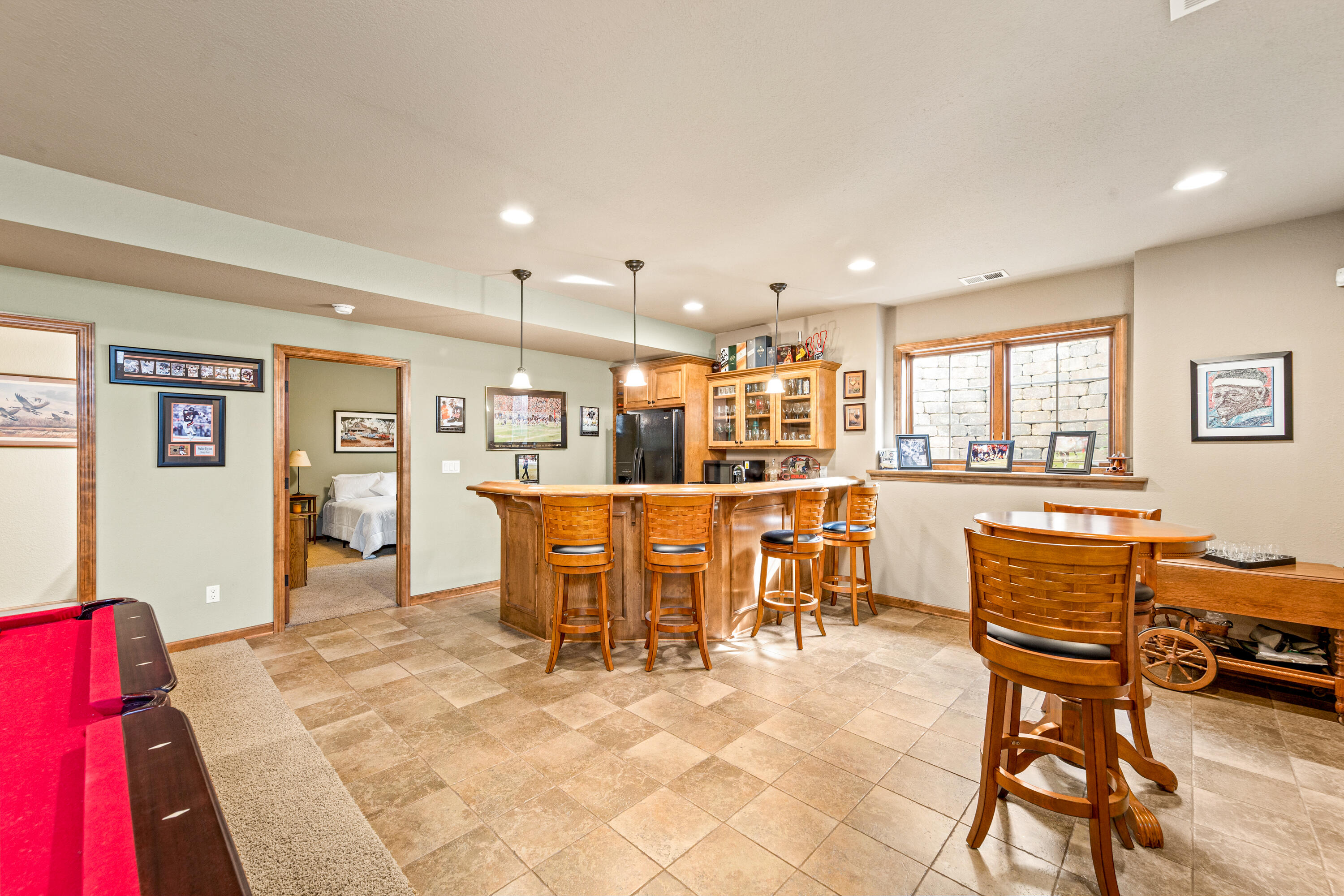 1260 4 Winds Way Hartland, WI 53029 - Photo 63 of 79 Lower Level Bar