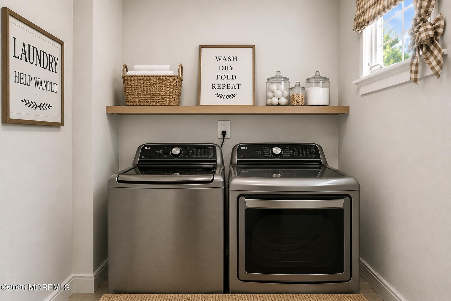 4 Middlesex Road Matawan, NJ 07747 - Photo 10 of 42 STAGED LAUNDRY
