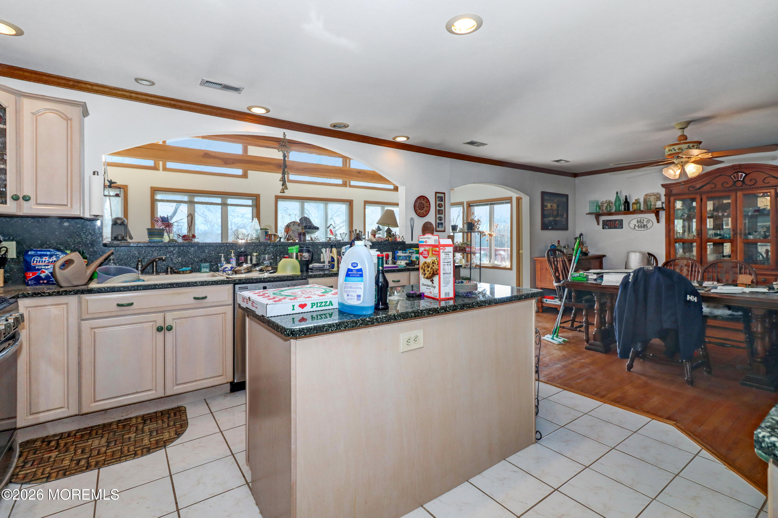 170-174 West Millstream Road Cream Ridge, NJ 08514 - Photo 58 of 105 a kitchen with granite countertop lots of counter top space and dining table