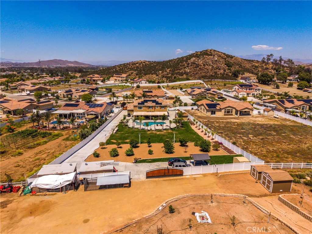 32797 Hayden Road Menifee, CA 92584 - Photo 50 of 51 an aerial view of residential houses with outdoor space