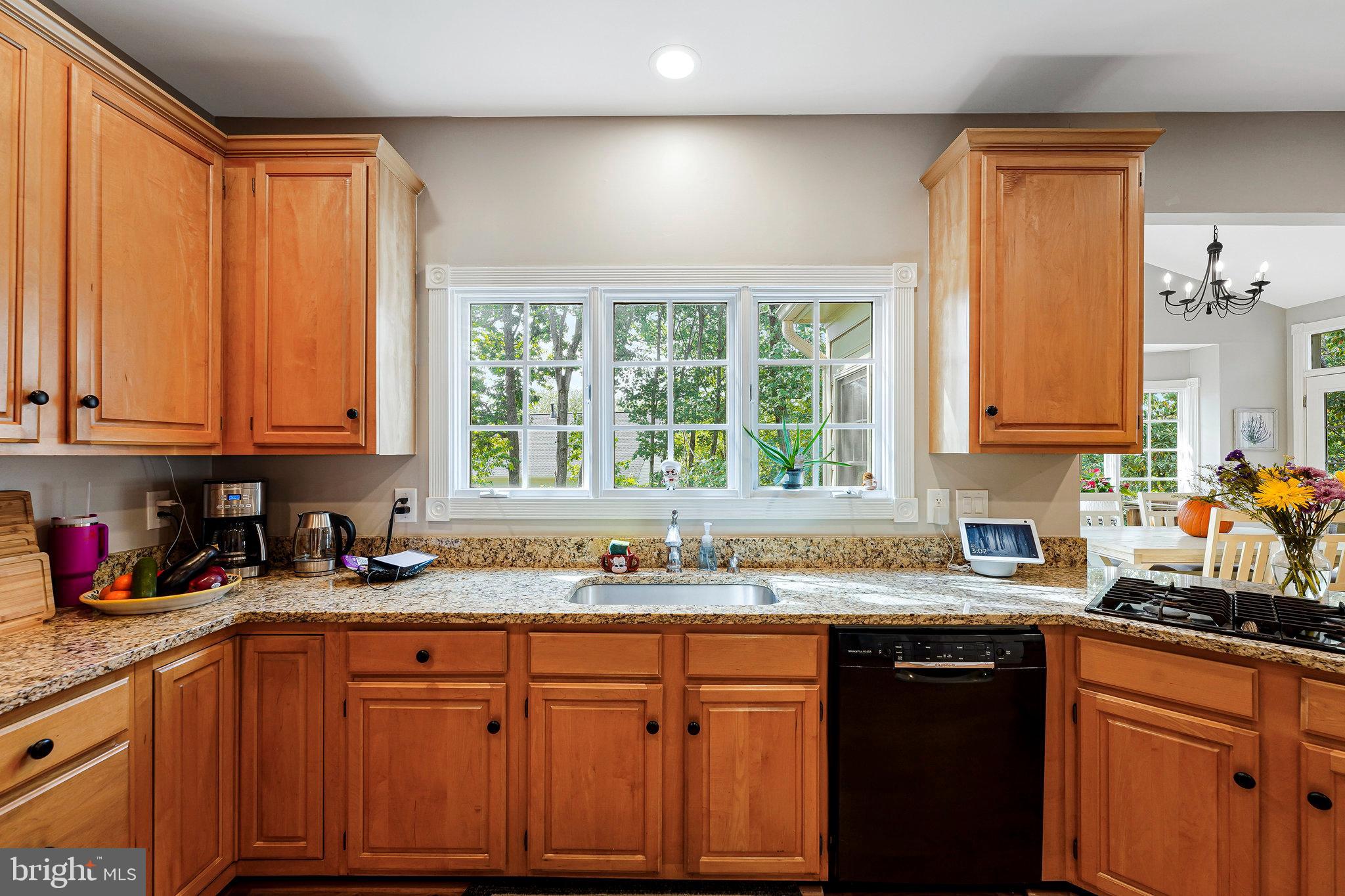 20627 Cutwater Place Sterling, VA 20165 - Photo 11 of 42 a kitchen with stainless steel appliances sink cabinets and window