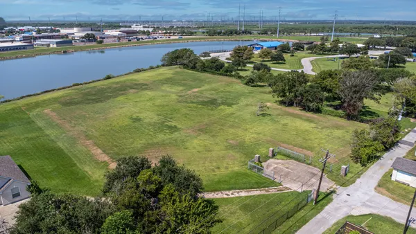 a view of a lake with outdoor space