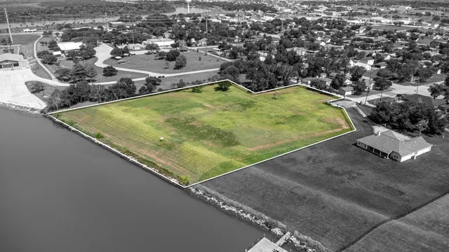a view of a pool from a balcony