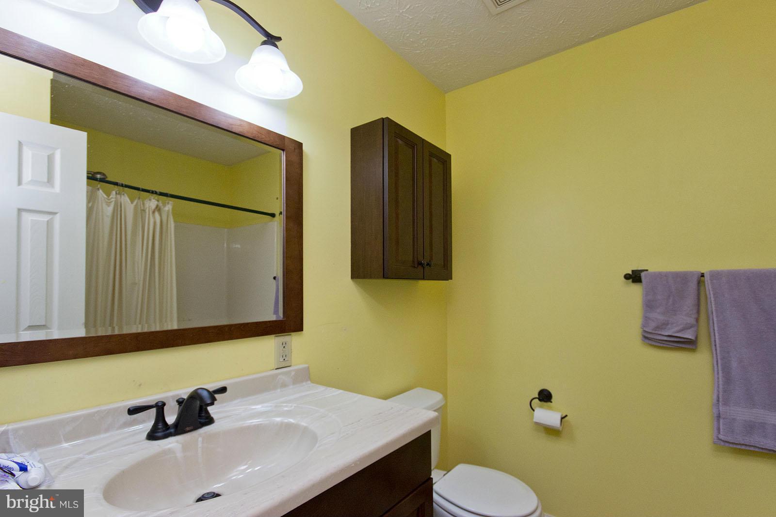 138 Charlton Road Winchester, VA 22602 - Photo 21 of 30 a bathroom with a sink and a mirror