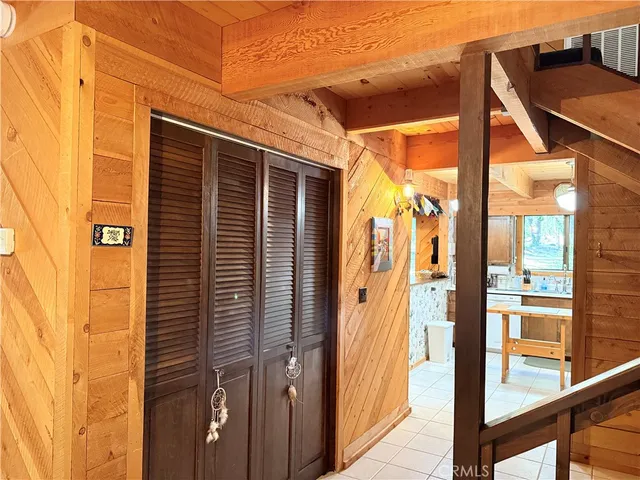 a outdoor living space with furniture and a fireplace