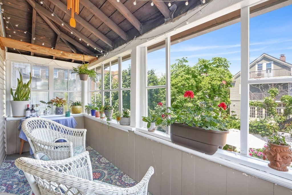 43-45 Owencroft Road, Unit 2 Boston, MA 02124 - Photo 15 of 36 a outdoor living space with furniture and garden view