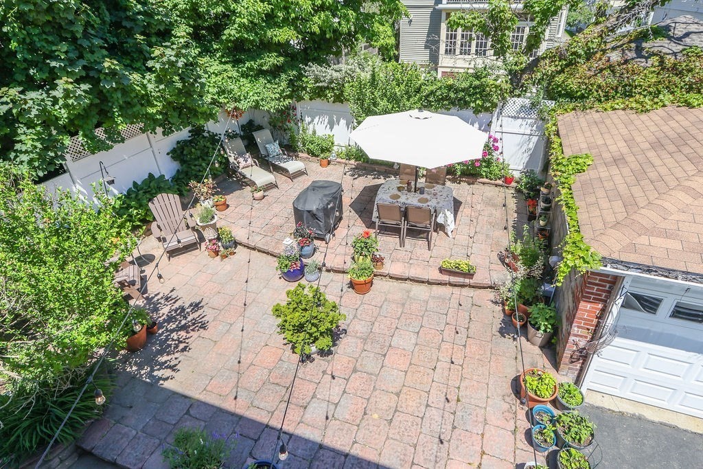 43-45 Owencroft Road, Unit 2 Boston, MA 02124 - Photo 27 of 36 an aerial view of a house with outdoor space