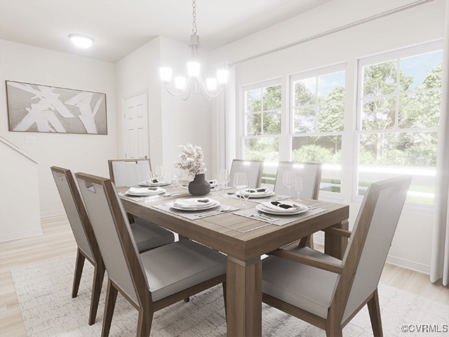 207 Whiteside Road Sandston, VA 23150 - Photo 7 of 19 a view of a dining room with furniture window and wooden floor